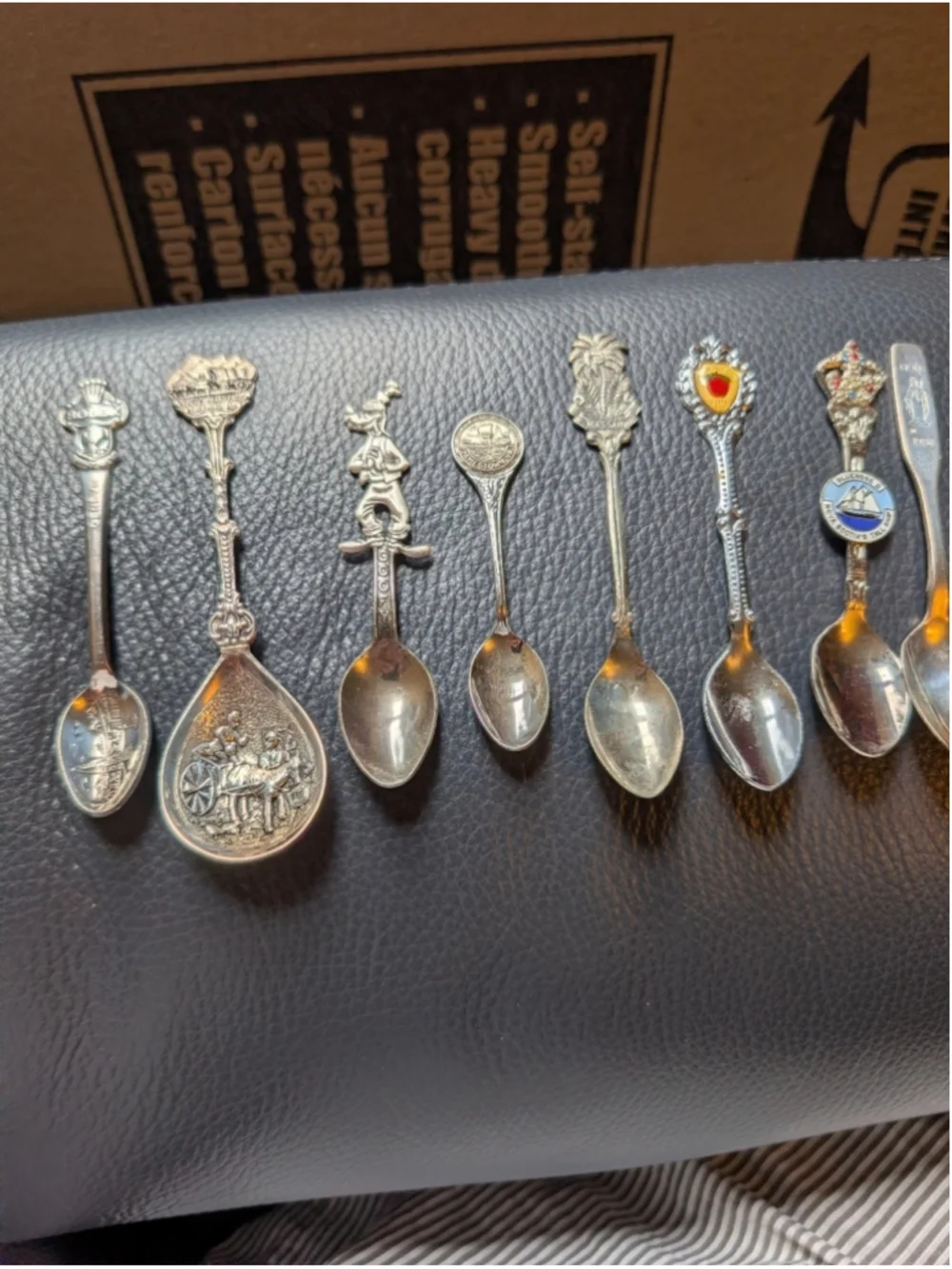Vintage Souvenir Spoon Lot of 13 - Includes Rolex Bucherer & Disney Collectibles